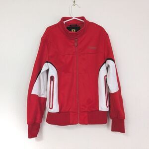 Ferrari Scuderia Red/White Softshell Jacket, Youth 7/8